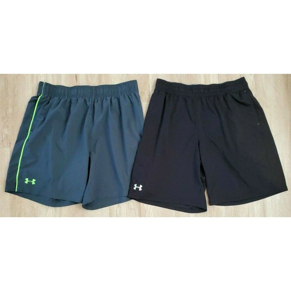 Under Armour Other - Under Armour Mens Lot of 2 Black Gray Shorts XL
